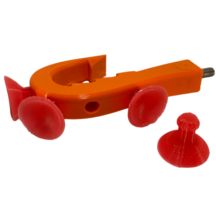 Suction cup disc retriever
